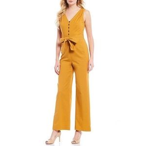 Antonio Melani Donna Belted Straight Leg Jumpsuit